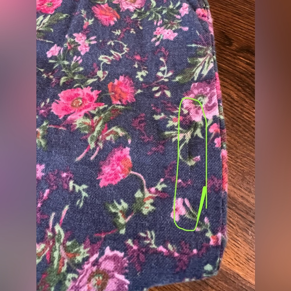 Laura Ashley Vintage Pants Women’s S Wool Blend Floral High Rise Granny Cottage - Picture 9 of 16
